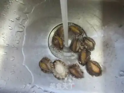 Make The abalone burns white step 1