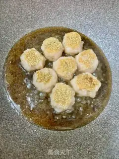 Make Burn the shrimp cake step 6