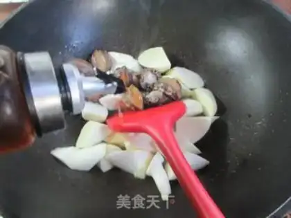 Make The abalone burns white step 5
