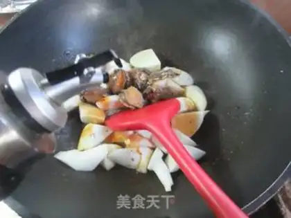 Make The abalone burns white step 6