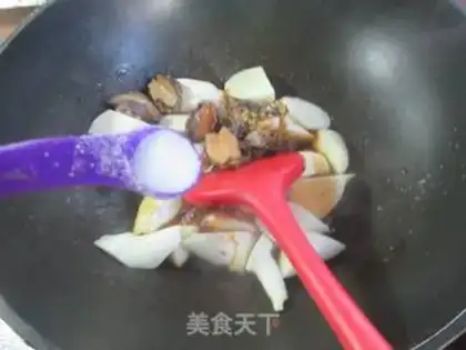 Make The abalone burns white step 7