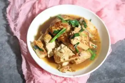 Make Chicken tofu step 8
