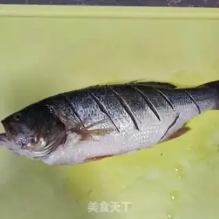 Make Tofu-burned bass step 0