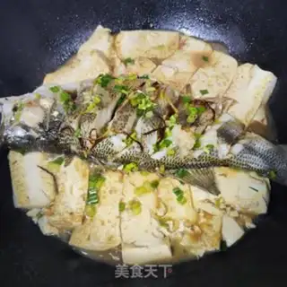 Make Tofu-burned bass step 8
