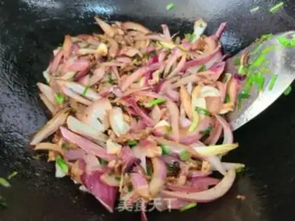 Make ♪ Onion fried lamb ♪ step 4