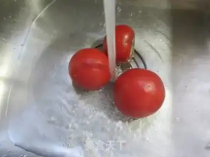 Make Tomato fried crab mushrooms step 2