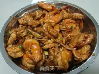 Make Garlic shrimp step 8