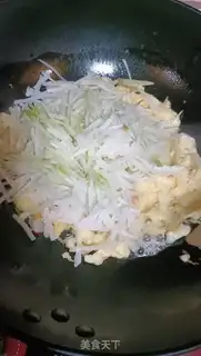 Make radish eggcake step 3