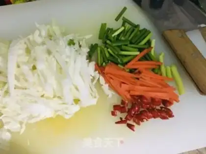 Make Fried noodles step 0