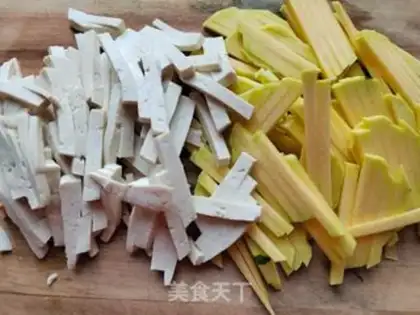 Make Pumpkin tofu step 1