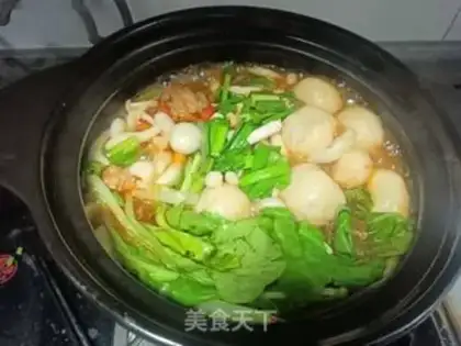 Make Powder meatballs step 10