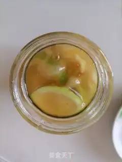 Make Honey lemon tea step 2