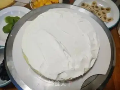 Make Three floors of fruit cake step 3