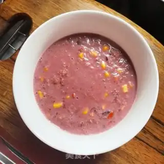 Make Five oatmeal milk corn congee step 6