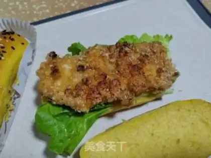 Make A chicken burger from Orleans step 14