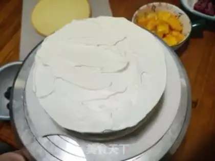 Make Three floors of fruit cake step 7