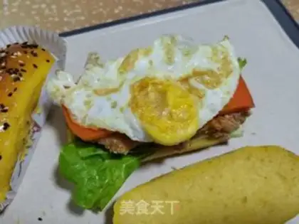 Make A chicken burger from Orleans step 16