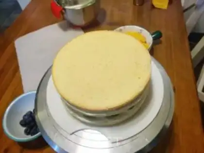 Make Three floors of fruit cake step 11