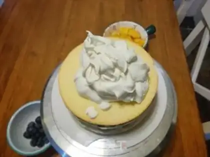 Make Three floors of fruit cake step 12