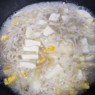 Make Tofu soup step 6