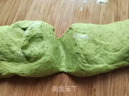 Make Potato green buns step 6