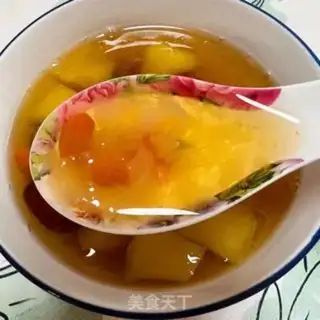 Make Silver-eared apple sugar step 5