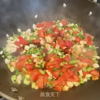 Make Tomato egg rice step 5