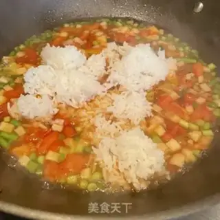 Make Tomato egg rice step 7