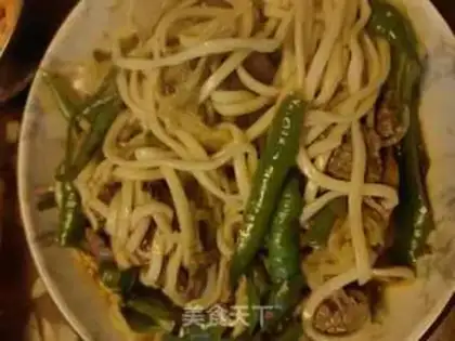Make Pepper beef noodles step 5