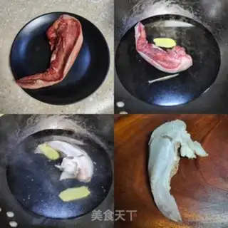 Make Snow bean fried pig step 1