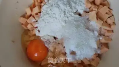 Make Red potato noodle step 1