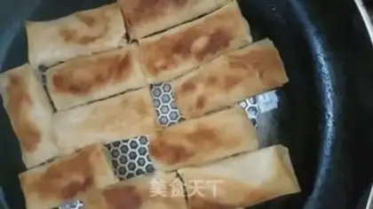 Make Spring rolls step 5