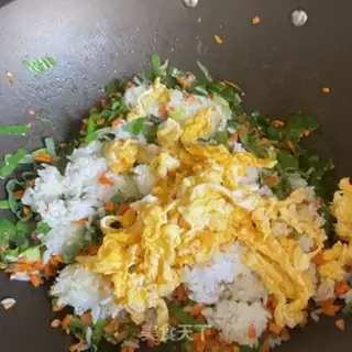 Make Egg fried rice step 7