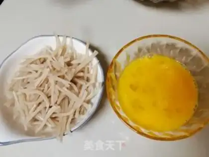 Make radish eggs bun step 4