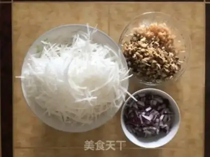 Make A broad carrot cake step 1