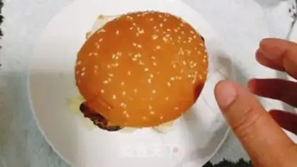 Make Chicken steak burger step 7
