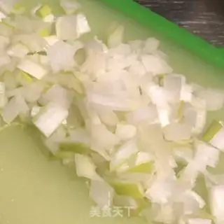 Make Sausage fried rice step 1