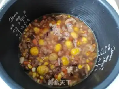 Make Chestnut rice step 8