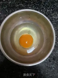 Make Egg beef porridge step 2