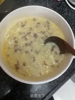 Make Egg beef porridge step 7
