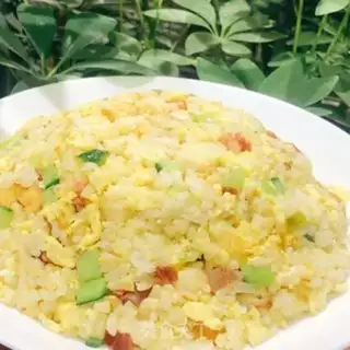 Make Sausage fried rice step 9