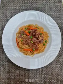 Make Steam rice powder of beef step 10