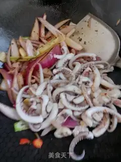 Make Spicy squid step 7