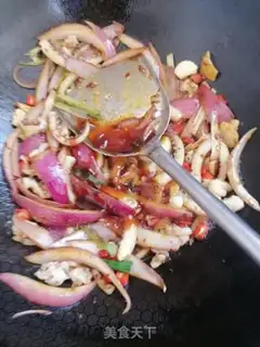 Make Spicy squid step 8