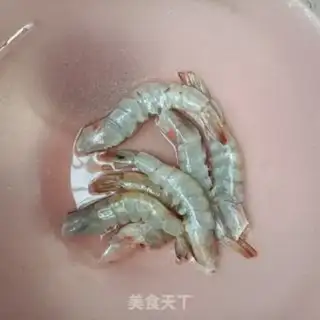 Make The cabbage fan stewed shrimp step 3