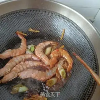 Make The cabbage fan stewed shrimp step 8