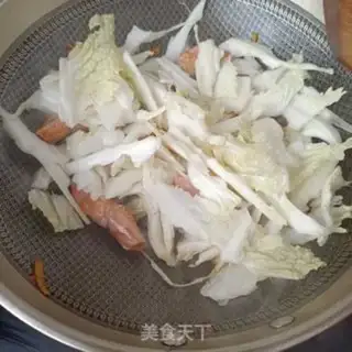 Make The cabbage fan stewed shrimp step 9