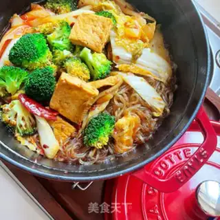 Make Spicy cabbage tofu step 11