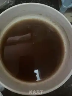Make Red sugar soup step 1