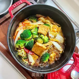Make Spicy cabbage tofu step 12